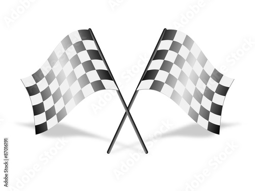 Checkered flags