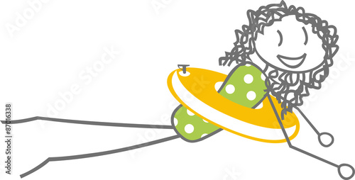 enfant avec une bouée