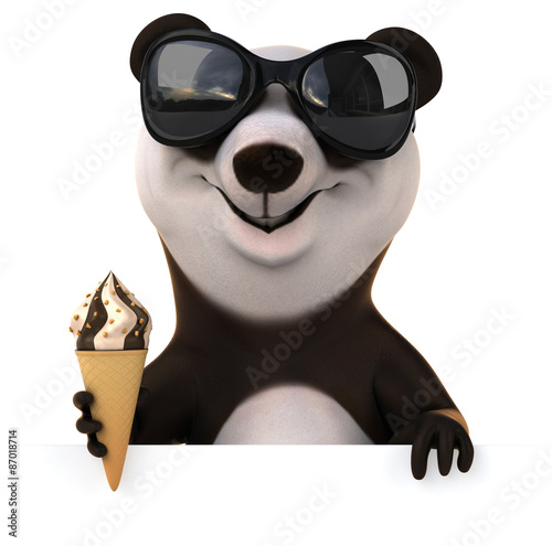 Fototapeta Naklejka Na Ścianę i Meble -  Fun panda