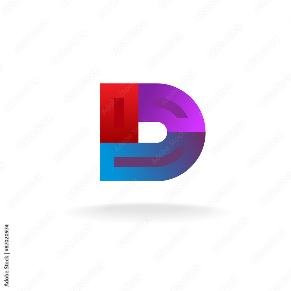 D letter logo D letter logo