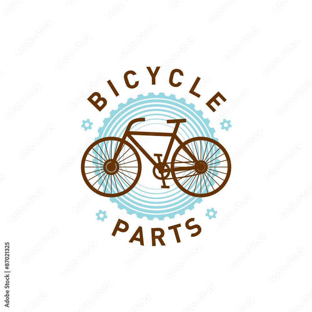 Fototapeta premium Bicycle logo