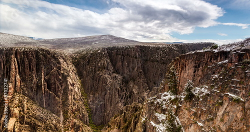 Beautiful Black Canyon of the Gunnison, Colorado, USA