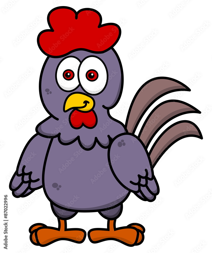 hen standing smiling hen standing smiling