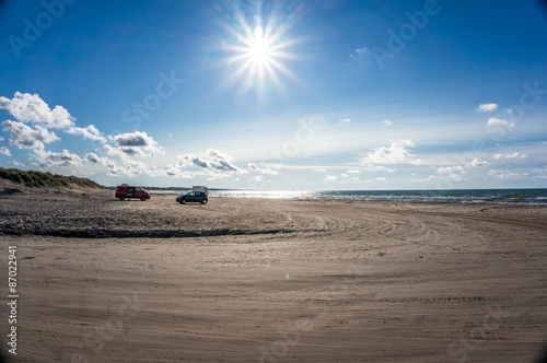 Beach near Skagen, Denmark photo