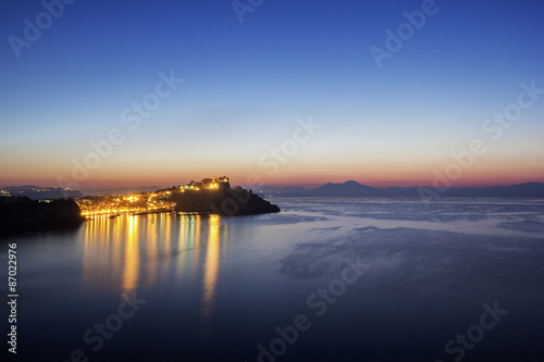 Marina della Corricella in Procida in Italy