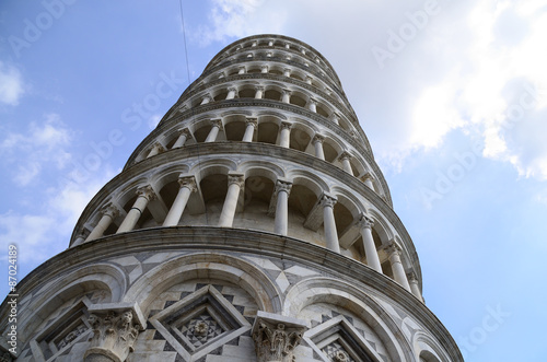 schiefe turm von pisa detailansicht