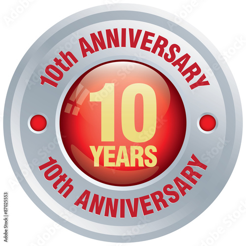 10th anniversary icon