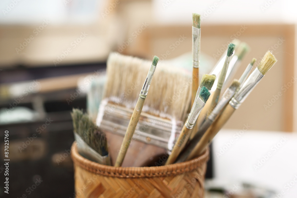 Fototapeta premium Malarstwo, przybory artysty