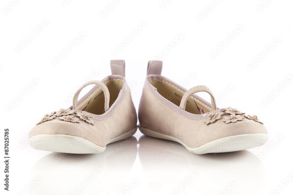 shoes for girls isolated on white background