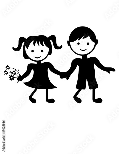 GARCON ET FILLE