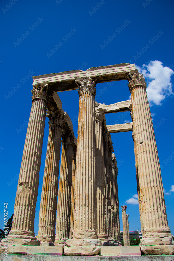 Ancient Temple Of Olympian Zeus , Athens, Greece Ancient Temple Of Olympian Zeus , Athens, Greece