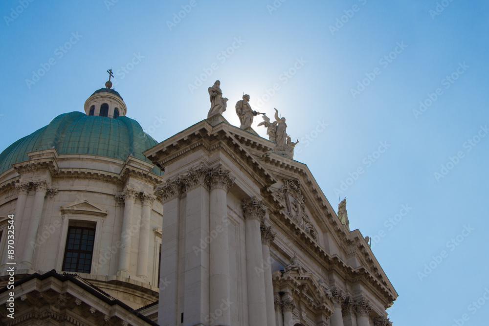 New Cathedral facade, Brescia