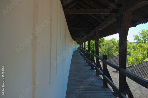 The defensive wall (Spaso preobrazhenskiy sobor, Novgorod-Severs