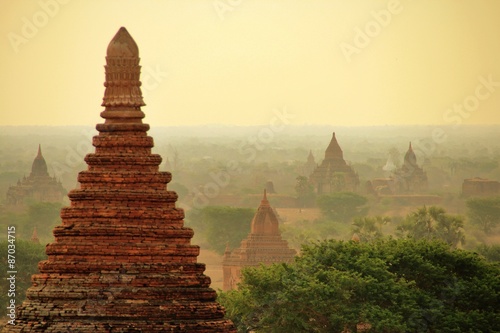 Temples  stupas and payas  Bagan  Myanmar