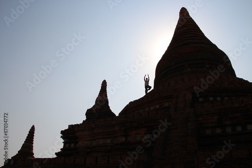 Temples  stupas and payas  Bagan  Myanmar