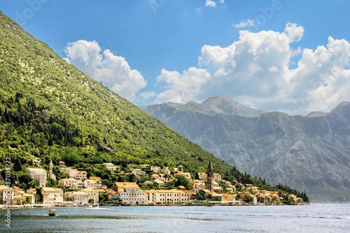 Perast town in Kotor bay.Montenegro. © toshket
