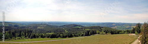 Panoramic view of Plateau de Millevaches © dariya