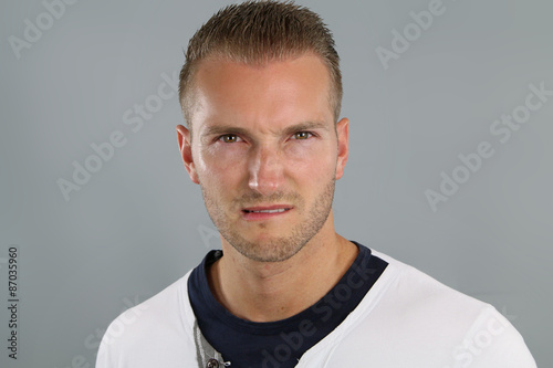 spiteful young man