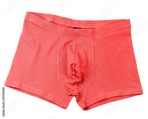 Boxer briefs isolated on a white