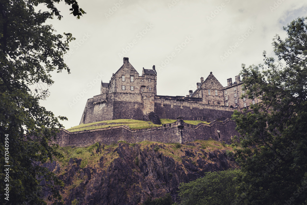 Edinburgh castle view, Scotland