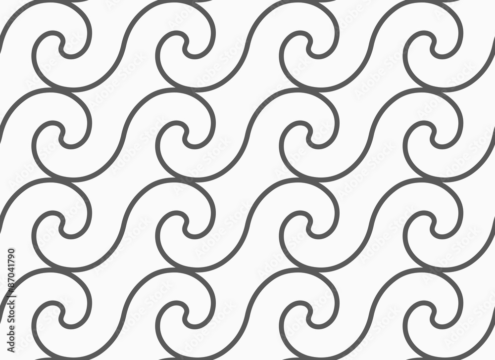 Gray simple spiral waves Gray simple spiral waves
