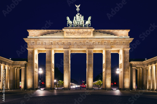 Brandenburger Tor in der Nacht