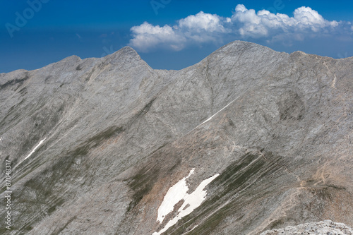 Panoramic view to Kutelo Peak and Koncheto, Pirin Mountain, Bulgaria photo