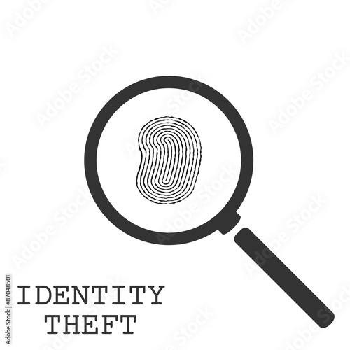 Identity Theft Icon Illustration