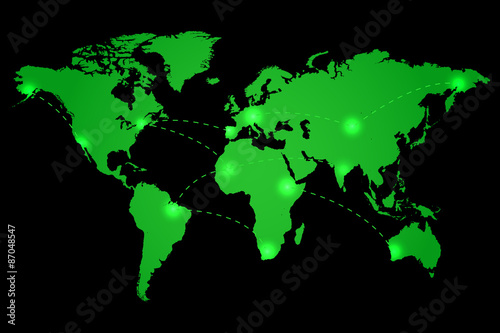 World Map Vector Illustration
