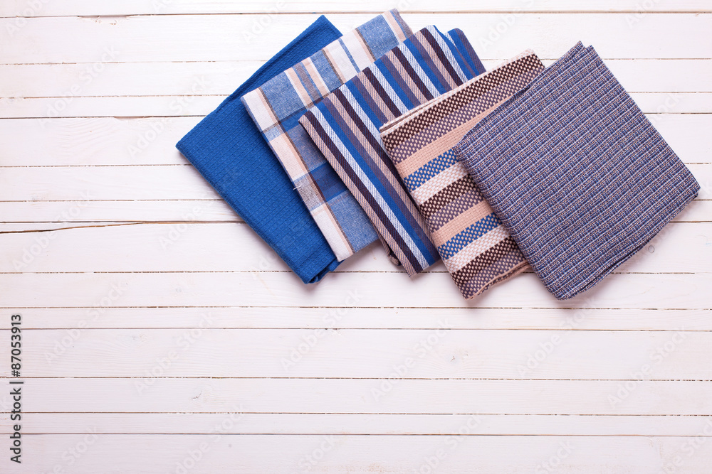Colorful kitchen towels