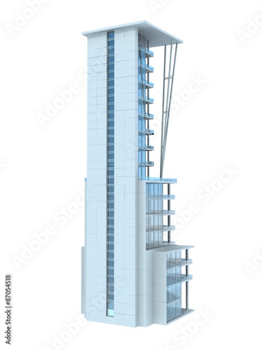 single skyscraper photo