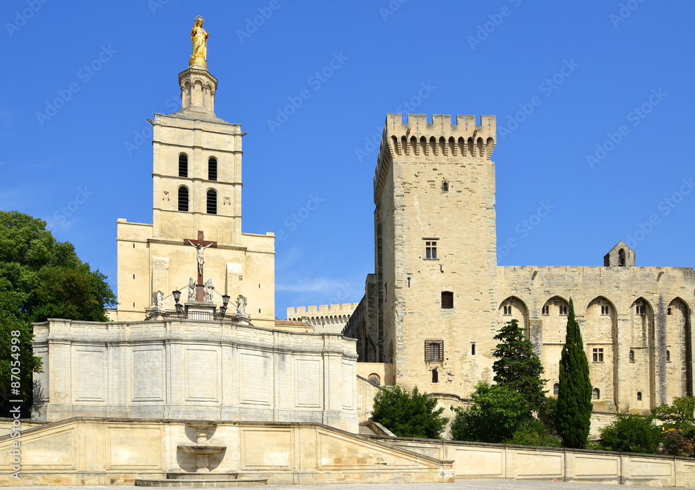 Cathedral Notre-Dame des Doms of Avignon, France
