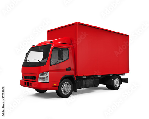 Red Delivery Van