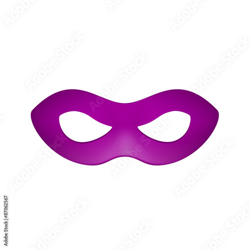 Eye mask in purple design