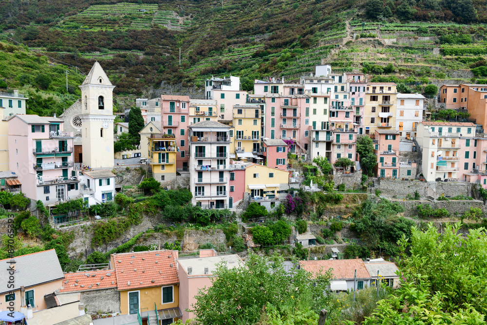 Fototapeta premium The village of Manarola on Cinque Terre