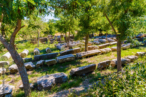 The ruins of the legendary ancient city of Troy. Turkey photo