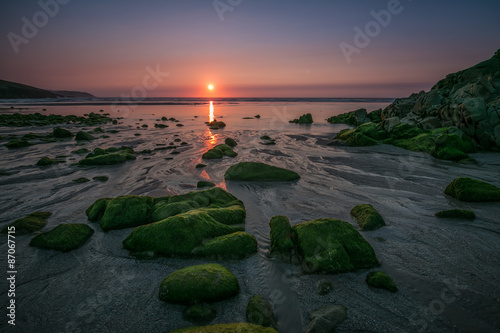 Green stones beach IV