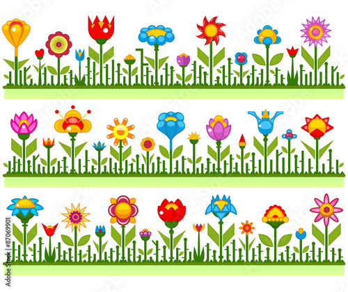 Children playing in the park illustration