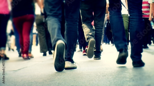 stanbul Taksim people walk photo