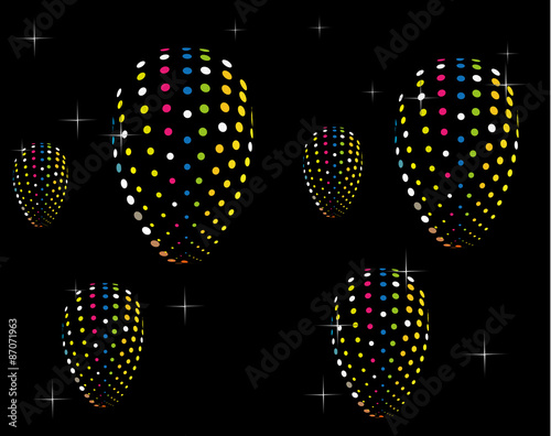 Rainbow spiral pattern