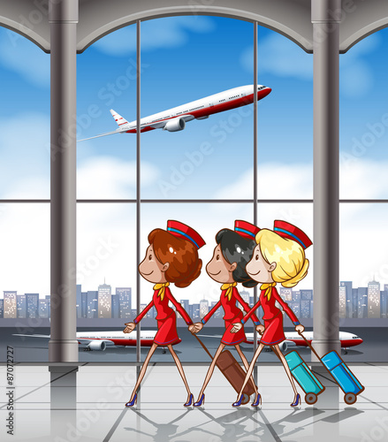 Flight attendants