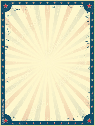 Vintage circus poster template.