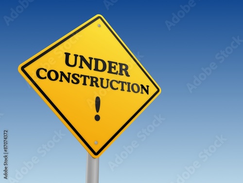 under construction sign