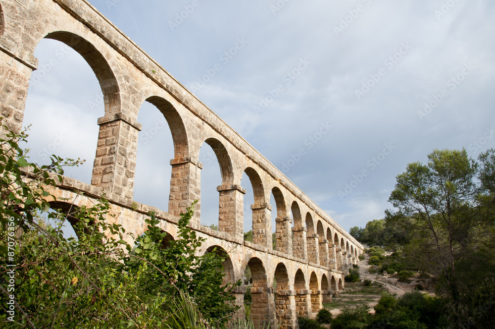 Devil’s bridge
Roman aqueduct built near Tarragona, Catalonia, Spain, wearing the river Francoli in the ancient city of Tarraco. One of the most monumental aqueducts and best preserved Roman times.