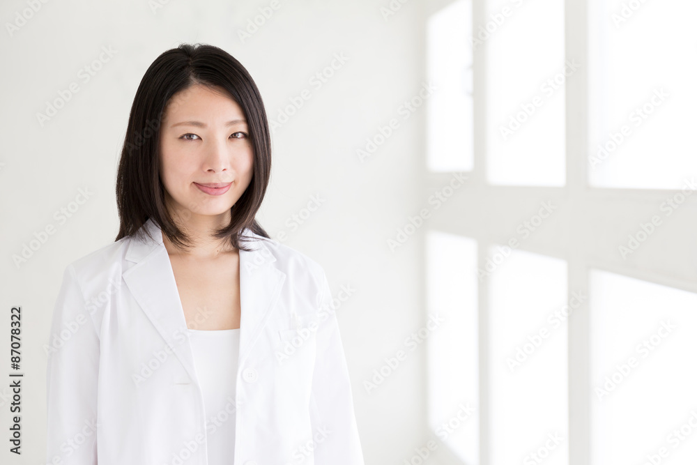 young asian doctor in the hospital
