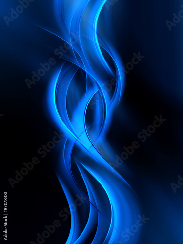 Modern Blue Art Design Background