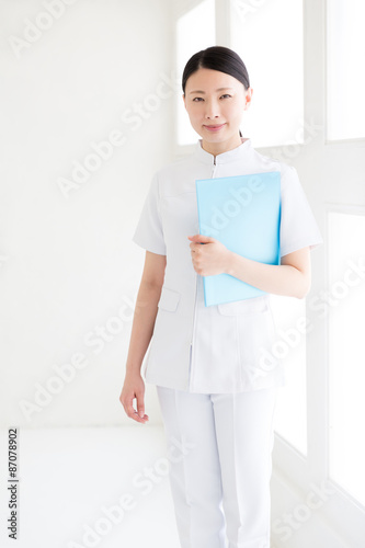 young asian nurse in the hospital