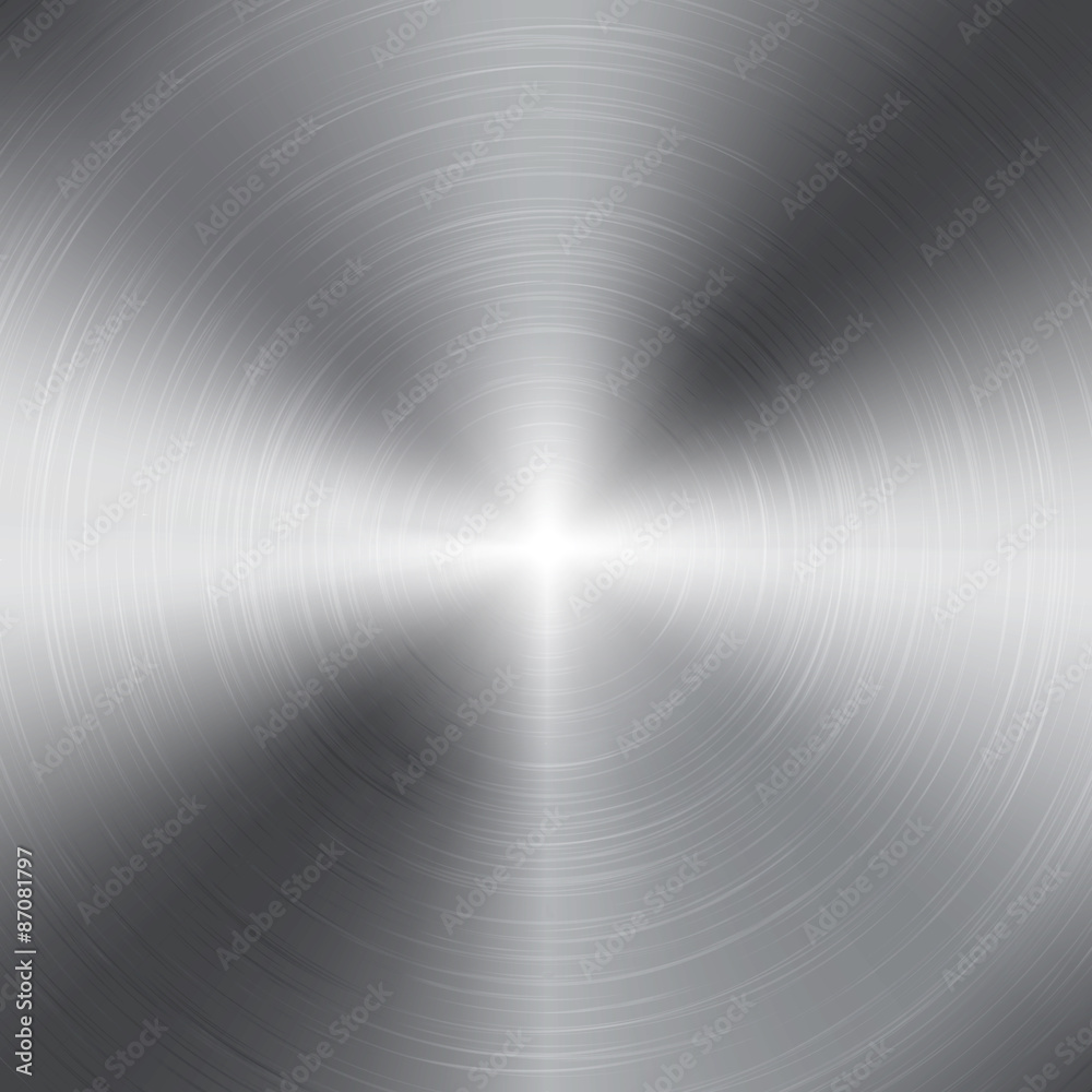 Vector aluminium metal texture