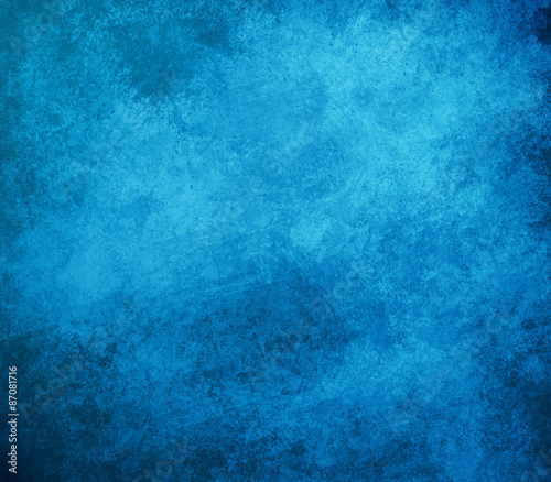 solid blue background abstract distressed antique dark backgroun