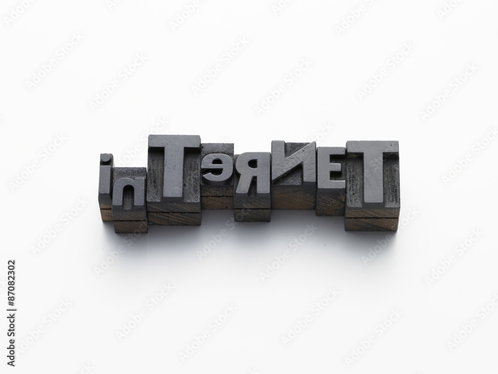 Obraz premium old typefaces in composition